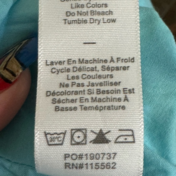 Likely Blue and Green Maxi A-Line Skirt with Smocked Tiered Design - Picture 10 of 12